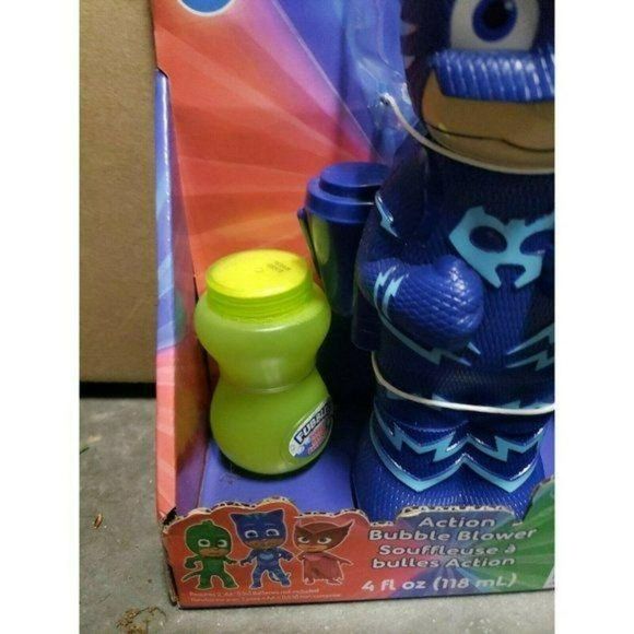 Nickelodeon PJ Masks Catboy Action Bubble Blower with Bubbles Outside Play Toy - Picture 4 of 9